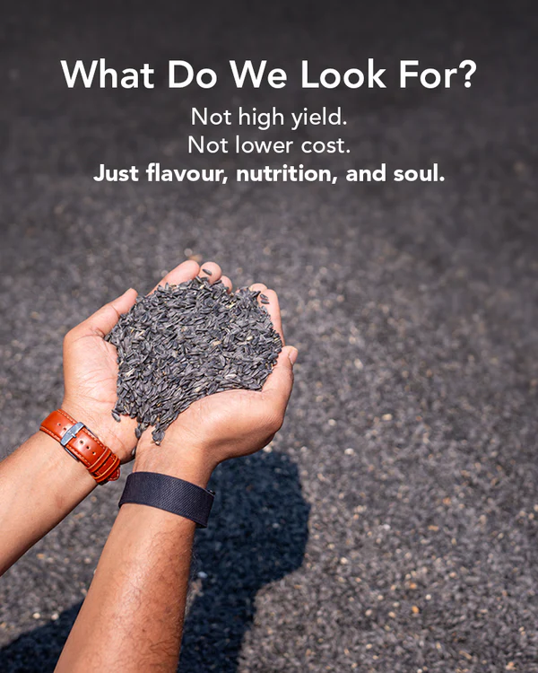 Native Ingredients. No Substitutes.