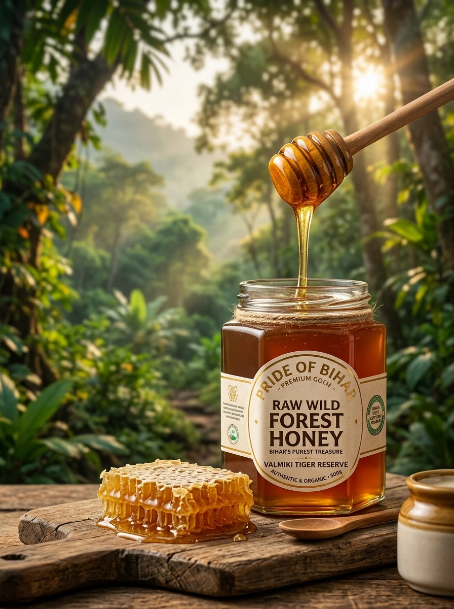 Pride of Bihar Raw Wild Forest Honey